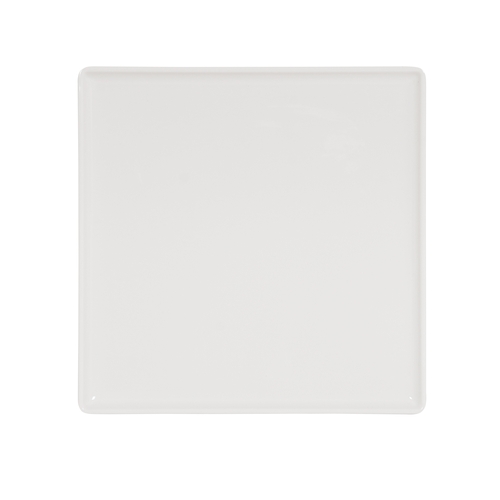 Cal-Mil 24304-12-15 11.75" x 11.75" x 0.75"H White Melamine Square Platter