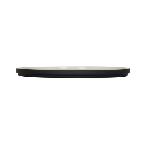 Cal-Mil 26130-10-138 Sorelle 10" Dia. Two-Tone Melamine Low Rim Plate - 6 Each