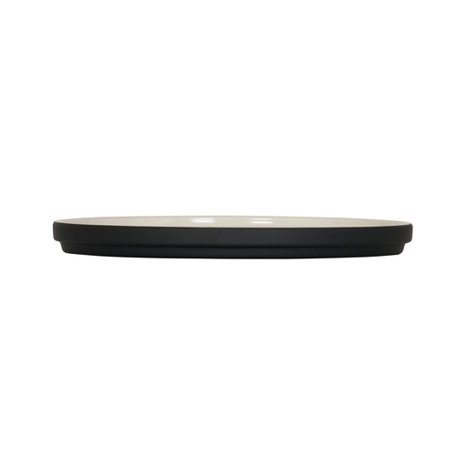 Cal-Mil 26130-8-138 Sorelle 8" Dia. Two-Tone Melamine Low Rim Plate - 6 Each