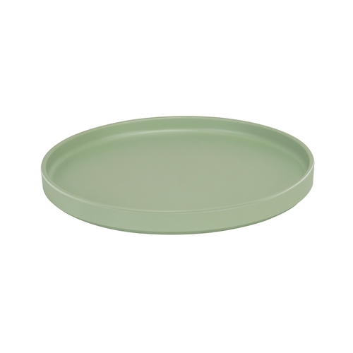 Cal-Mil 22026-10-107 Hudson 10.25" Dia. x 1"H Matcha Low Rim Plate - 6 Each