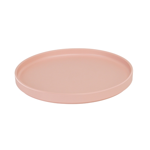 Cal-Mil 22026-10-108 Hudson 10.25" Diameter x 1"H Blush Low Rim Plate - 6 Each