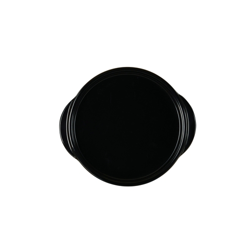 Cal-Mil 22490-7-13 7" Dia. Hand Painted Black Melamine Cocotte Dish - 6 Each