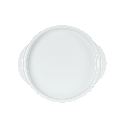 Cal-Mil 22490-7-15 7" Dia. Hand Painted White Melamine Cocotte Dish - 6 Each