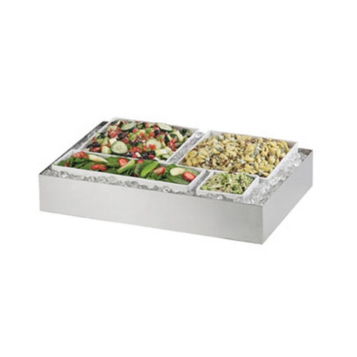 Cal-Mil 1398-55 Cater Choice 24"x32"Stainless Steel Rectangular Tray Housing