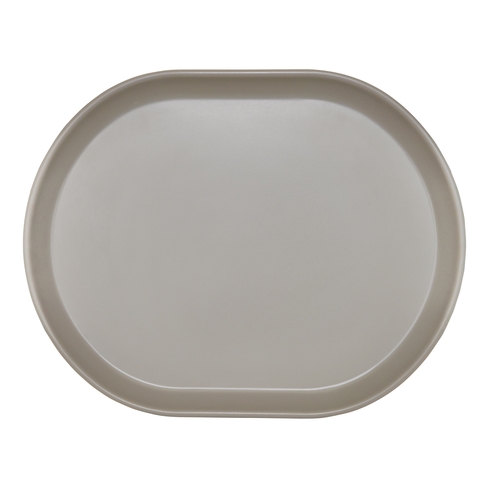 Cal-Mil 22018-102 14" x 11.25" Ash Melamine Platter - 6 Each