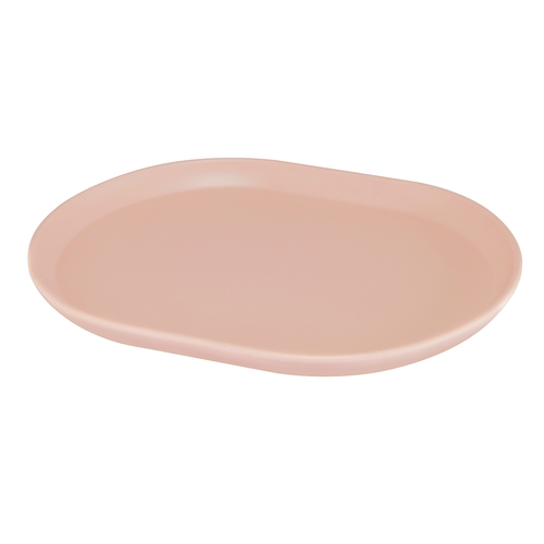 Cal-Mil 22018-108 Hudson 14" x 11.25" Blush Melamine Platter - 6 Each