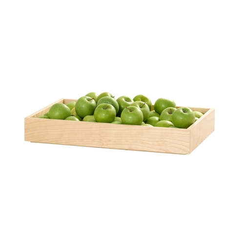Cal-Mil 23106-12203-93 Logan 12" x 20" x 3"H Natural Wood Serving Tray
