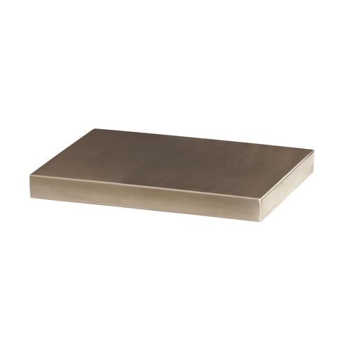 Cal-Mil 23876-55 12.5" x 9.5" x 1.5"H Stainless Steel Gel-Filled Serving Tray