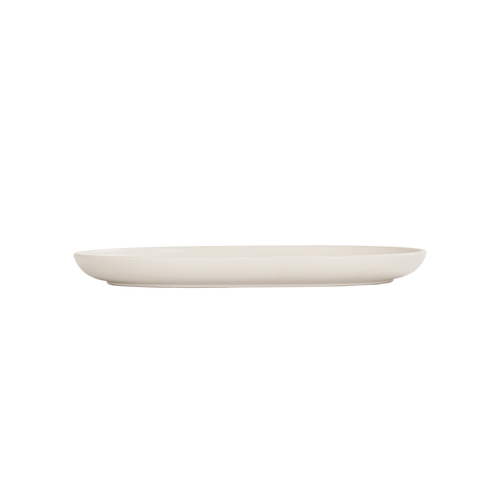 Cal-Mil 24005-139-103 Oslo 13" x 9" x 1.1"H Ivory Melamine Platter - 6 Each