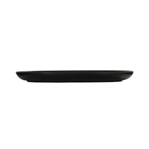 Cal-Mil 24005-139-13 Oslo 13" x 9" x 1.1"H Black Melamine Platter - 6 Each