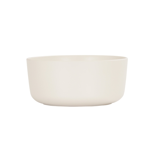 Cal-Mil 24006-10-103 Oslo 10" Dia. x 4.5"H Ivory Melamine Bowl - 6 Each
