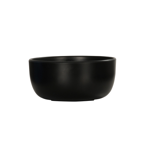 Cal-Mil 24006-6-13 Oslo 6" Dia. x 2.8"H Black Melamine Bowl - 6 Each