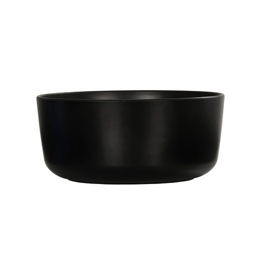 Cal-Mil 24006-8-13 Oslo 8" Dia. x 3.75"H Black Melamine Platter - 6 Each