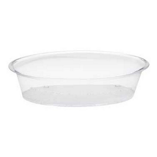 Cal-Mil 316-15 Turn N Serve® 15" Dia. x 3.5"H Clear Acrylic Deep Tray