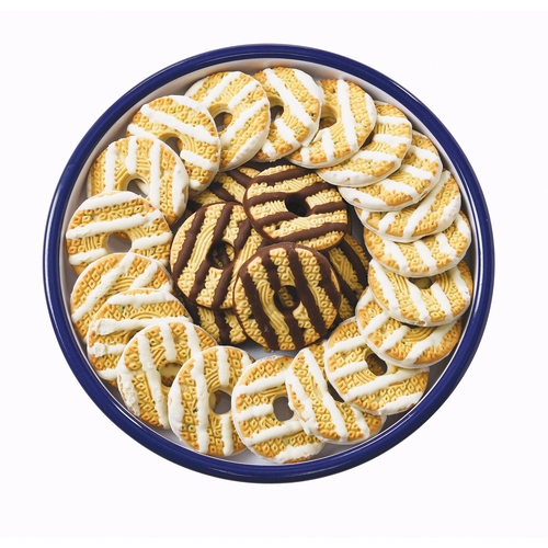 Cal-Mil 3477-15 9.5" Dia. x 1.25"H White Melamine Serving Tray - 3 Each