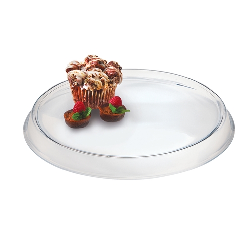Cal-Mil P306 12" Dia. x 1"H Clear Acrylic Cake Tray - 6 Each