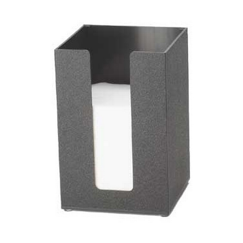 Cal-Mil 635-13 Classic 5.5" x 5.5" x 8"H Black Acrylic Napkin Holder-2 Each