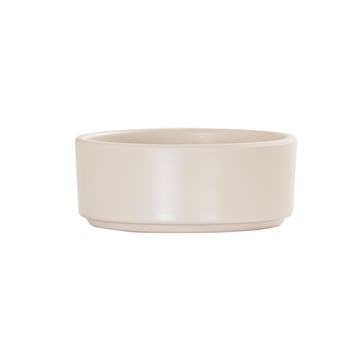 Cal-Mil 22027-103 Hudson 4" Dia. x 1.5" Ivory Melamine Ramekin - 6 Each