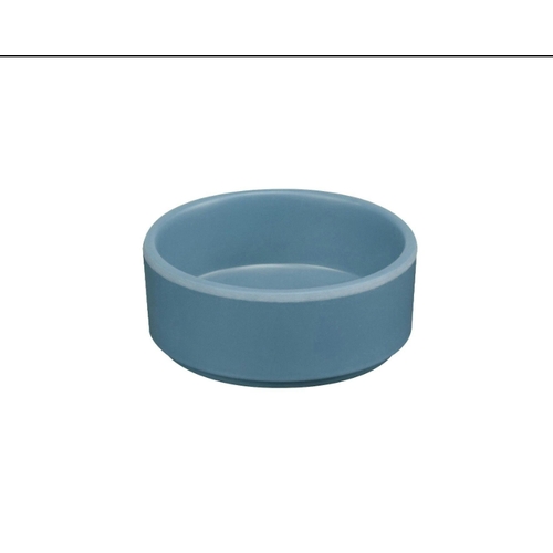 Cal-Mil 22027-111 4" Dia. x 1.5" Stone Blue Melamine Ramekin - 6 Each