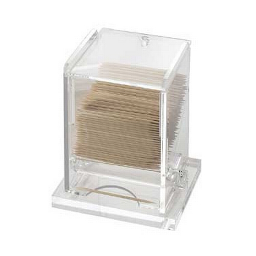Cal-Mil 295 Classic 3.75" x 3.25" Clear Acrylic Toothpick Dispenser