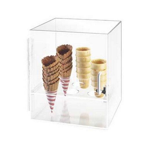 Cal-Mil 386 Classic 12" x 12" Clear Acrylic Ice Cream Holder w/ Handle