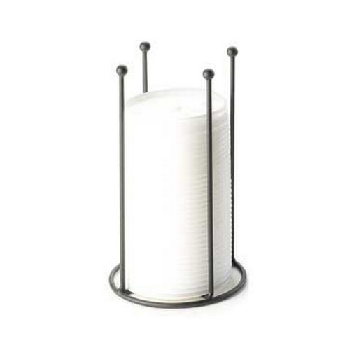Cal-Mil 1239 4.25" x 4.25" Black Iron Wire Cup/Lid Holder - 3 Each