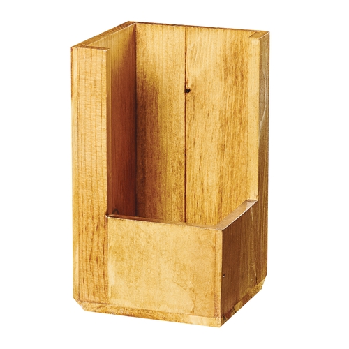 Cal-Mil 22111-99 Madera Rustic Pine Stackable Cups/Lids Holder - 3 Each