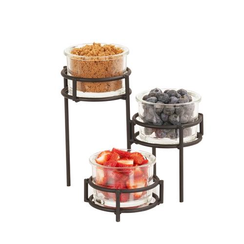 Cal-Mil 22604-16-13 Madison 9" x 9" x 9.5"H 3-Tier Condiment Organizer