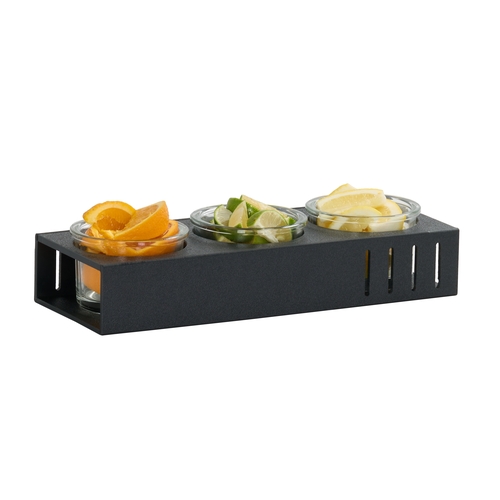 Cal-Mil 28511-13 Classic 14.75" x 6" x 2"H Plastic Condiment Organizer