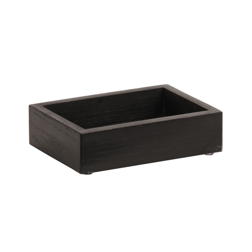 Cal-Mil 3932-87 Cinderwood 7.5" x 5.5" x 6.5"H Condiment Organizer