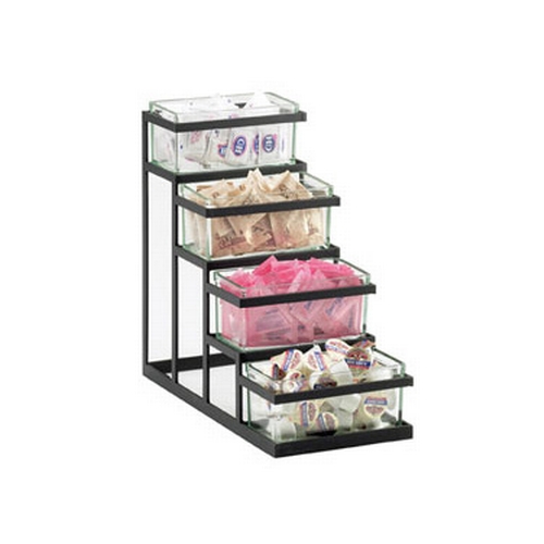 Cal-Mil C4X8X4GLASS 4" x 8" x 4"H Glass Condiment Jar - 3 Each