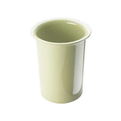 Cal-Mil 1017-63 4.5" Dia. x 5.5"H Sage Green Melamine Flatware Holder