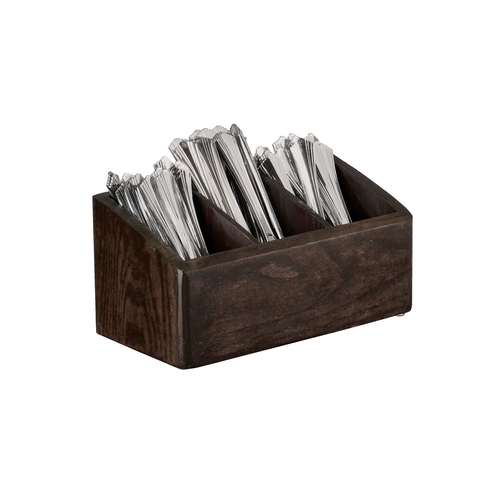 Cal-Mil 22424-112 Heritage 5.5" x 10.5" x 5"H (3) Sections Flatware Holder