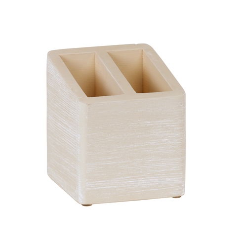 Cal-Mil 22429-113 Newport 5" x 5" x 5.5" Plastic Stir-Stick Holder
