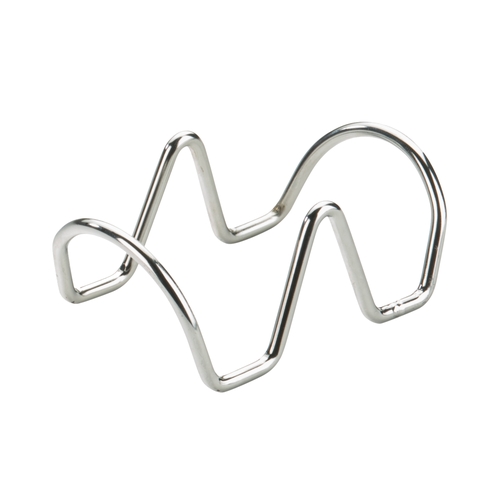 Cal-Mil 3476-2 2.5" x 4.5" x 1.75"H Stainless Steel Taco Holder - 2 Doz