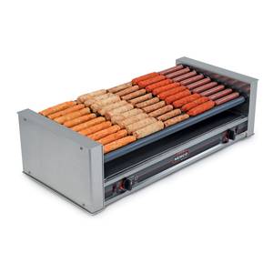 Nemco 8045W-SLT Slanted Hot Dog Roller Grill 45 Hot Dogs Capacity