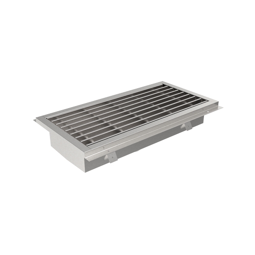 GSW USA FSD-1248 14" W x 50" D Stainless Steel Floor Drain Trough