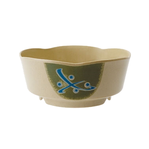 GET 0163-TD Traditional™ Melamine 16oz. Scalloped Edge Bowl - 1 Doz
