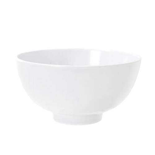 GET M-706-W Hidden Treasures™ White Melamine 24 oz. Rice Bowl - 1 Doz