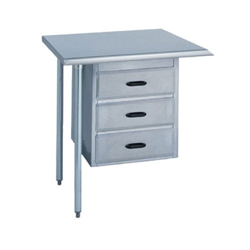 Duke Manufacturing 731LK 3 Tier 15" x 20" Stainless Work Table Drawers w/ Lock & Keys