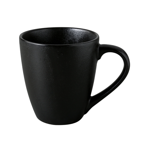 Yanco China NB-012 Noble Black Porcelain 12 oz. 3.62" dia. Mug - 3 Dozen