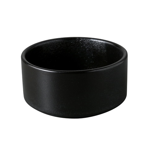 Yanco China NB-504 Noble Black Porcelain 10 oz. 4.1" dia. Soup Cup - 3 Doz