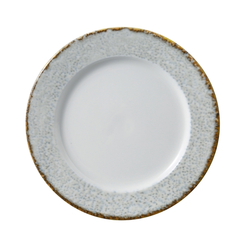 Yanco China IB-109 Iris Blue Porcelain 9.25" dia. Dinner Plate - 2 Dozen