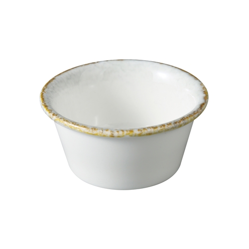 Yanco China IB-303 Iris Blue Porcelain 3 oz. 3.1" dia. Sauce Dish - 4 Doz