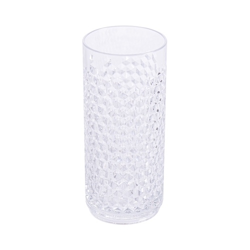 GET HX-16CO-CL Huxley 16 oz. Clear 2.9" dia. x 6.6"H Cooler Cup - 2 Doz