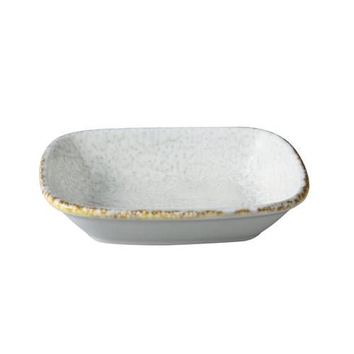 Yanco China IB-406 Iris Blue Porcelain 8 oz. 6" x 4.4" Rectangular Bowl - 3 Doz