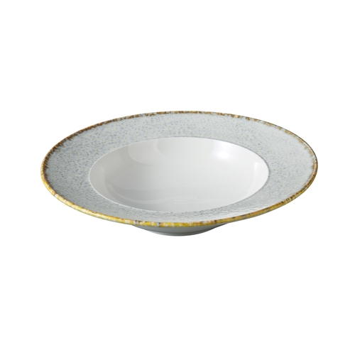 Yanco China IB-411 Iris Blue Porcelain 25 oz. 11.1" dia. Pasta Bowl - 1 Doz