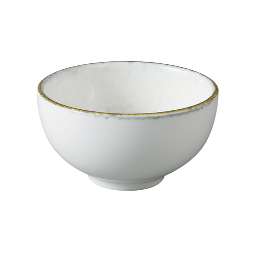 Yanco China IB-504 Iris Blue Porcelain 10 oz. 4.5" dia. Rice Bowl - 3 Doz