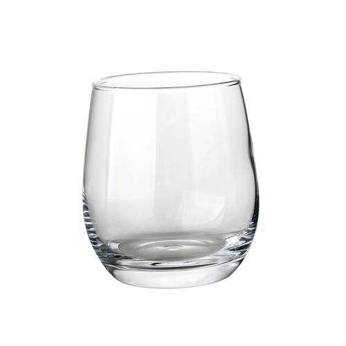 Yanco China AS-512 Aqua Spirits 12 oz. 2.75" Dia. Stemless Wine Glass - 2 Doz