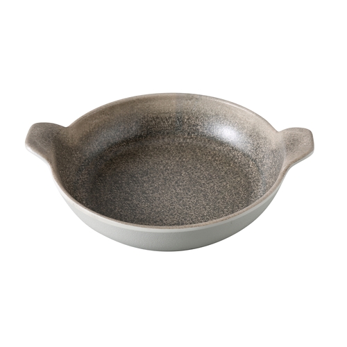 Yanco China MI-509 Misty Gray Melamine 24 oz. 9" x 7" Bowl w/ Handle - 3 Dozen